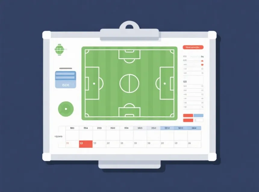 赛程与战术信息示意图